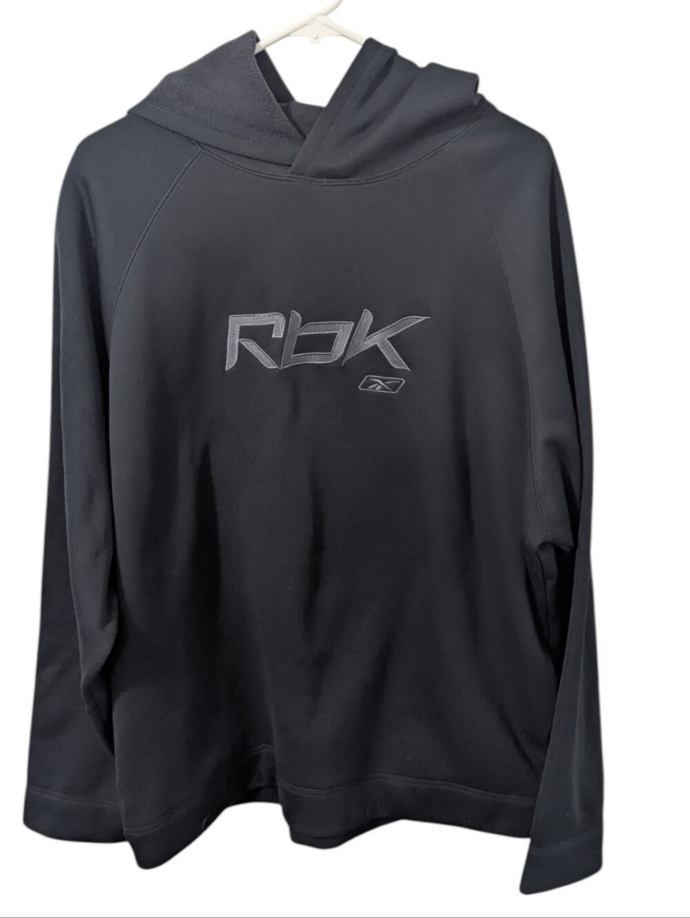 Reebok Men’s Black RBK Logo Hoodie